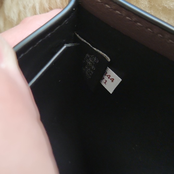 NWT Coach Men's 3-in-1 Compact ID Signature Mahogany Leather Wallet 🤎🎁 - Picture 9 of 16